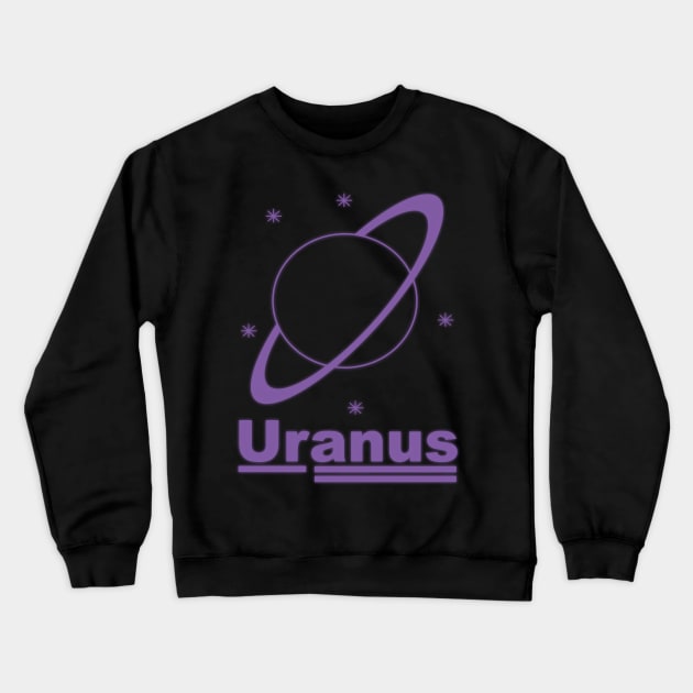 Uranus Crewneck Sweatshirt by CrazyCreature